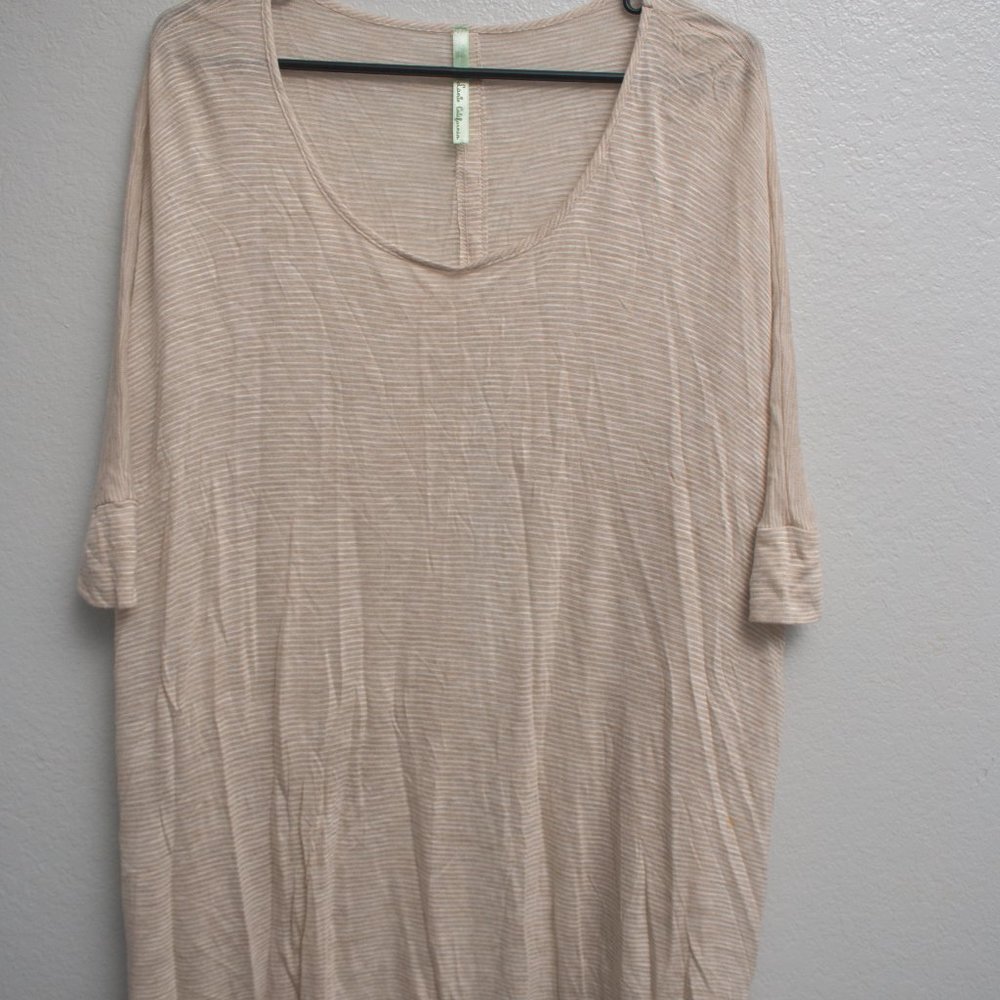 Lani California Striped Sheer Shirt
